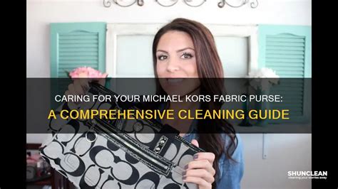 cleaning Michael Kors purses